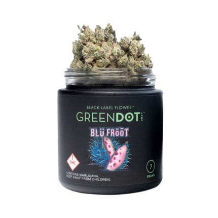 GREEN DOT FLOWER 3.5G BLACK MAPLE