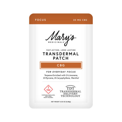 MARY'S MEDICINALS PATCH CBG 20MG
