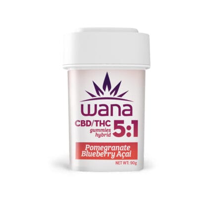 WANA GUMMIES POMEGRANATE BLUEBERRY ACAI 5:1