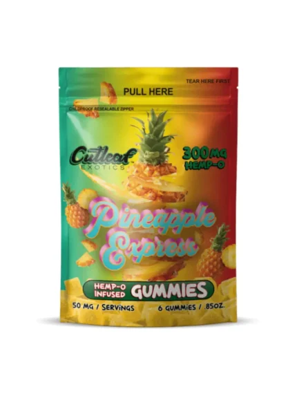Cutleaf Pineapple Express Exotics Hemp-O Gummies 300mg