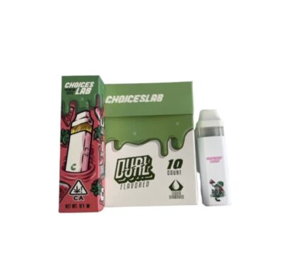 JUICY WATERMELON(INDICA) X RASPBERRY COUGH(SATIVA) – 2G DUAL FLAVOR DISPOSABLE