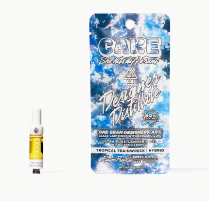 Tropical Trainwreck Cake 1G Distillate Sativa Cartridge