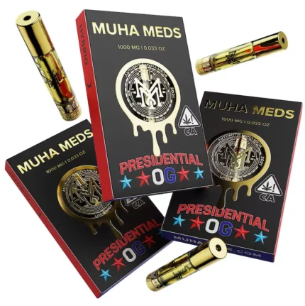 Muha Meds 1000mg Vape Cartridge - Presidential OG