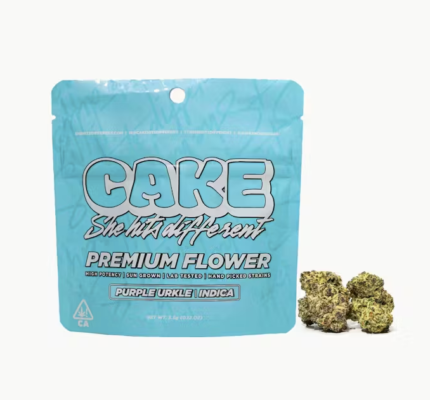 Purple Urkle Cake She Hits Different 3.5G Indica Big Buds