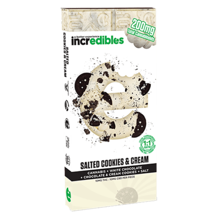 INCREDIBLES COOKIES & CREAM CBD BAR 100MG
