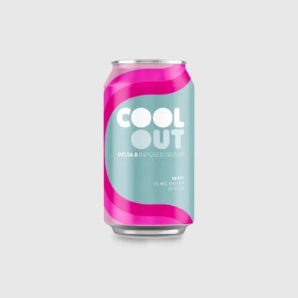 Cool Out Delta 8 Infused Seltzer Berry (4 Pack)