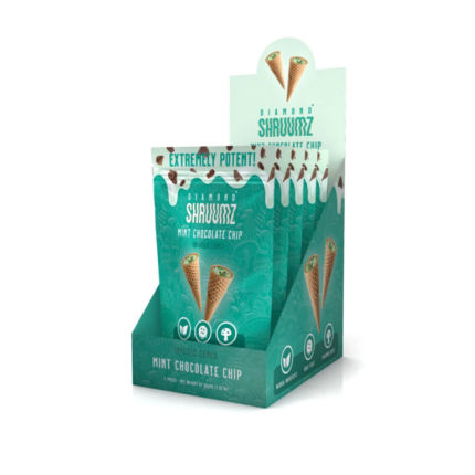 Mint Chocolate Chip Shruumz Cones 5pk